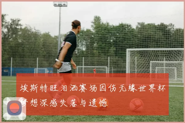 埃斯特旺泪洒赛场因伤无缘世界杯梦想深感失落与遗憾